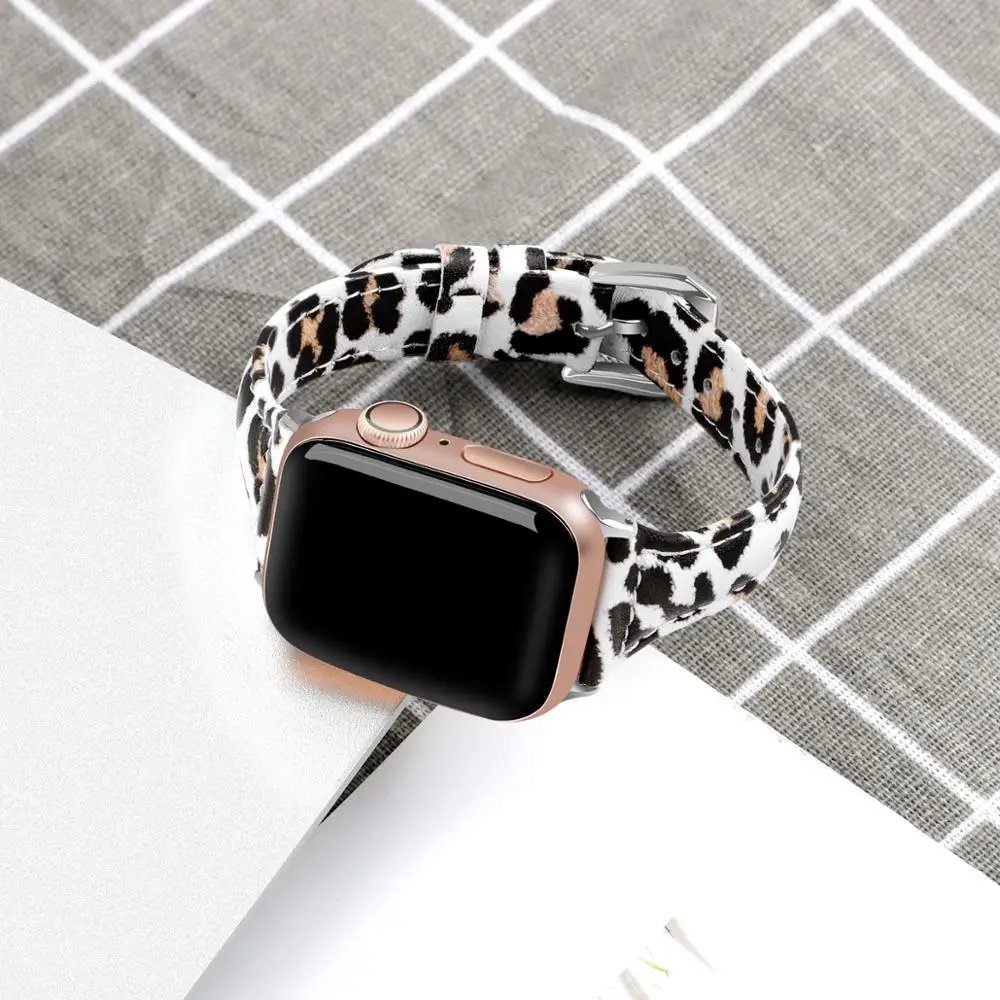 19 Цвета кожа тонкий ремешок для наручных часов Apple Watch Series 5/4/3/2/1 Спортивный