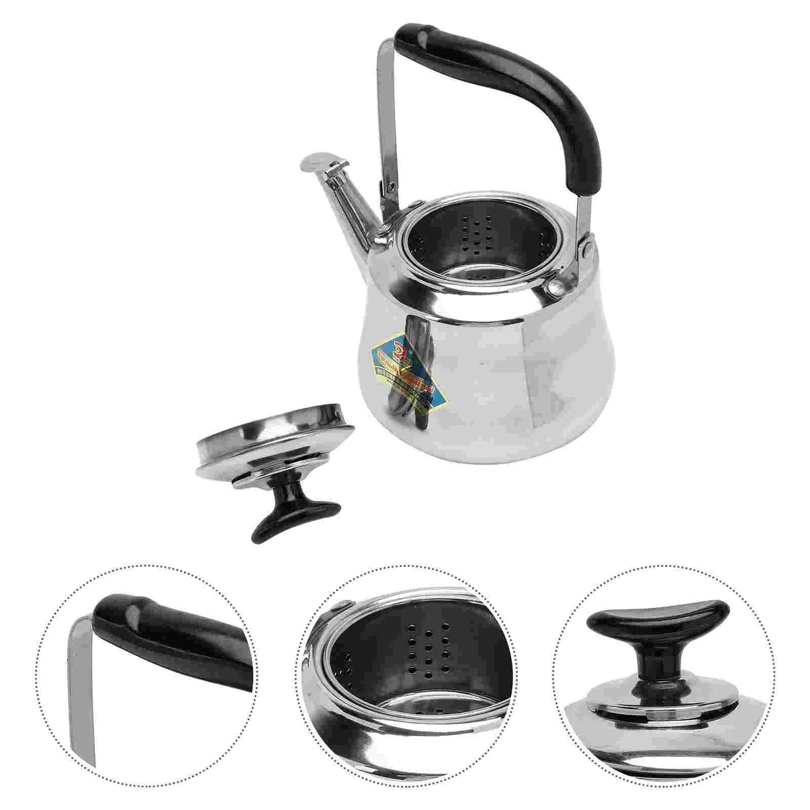

1pc Whistling Tea Kettle Teapot Stainless Steel Teakettle with Filter Screen