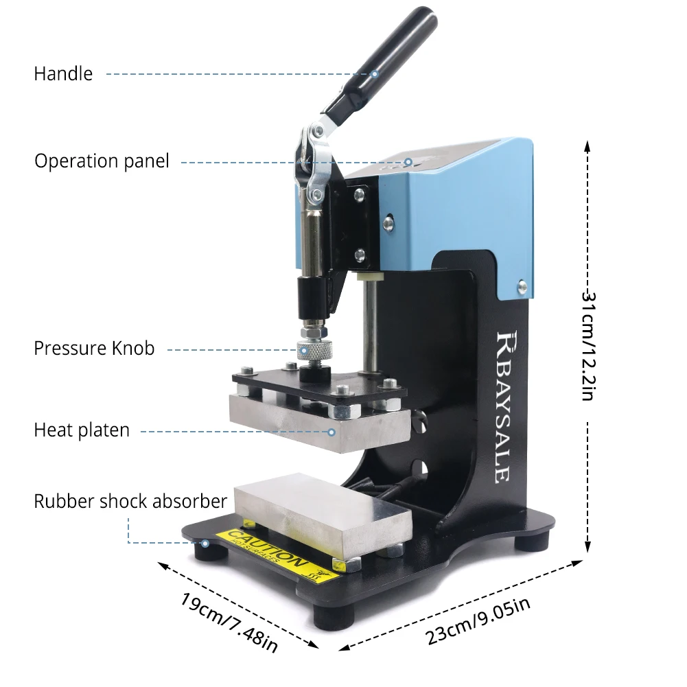 Канифоль Пресс под давлением и температурой двойной нагревающихся пластин
