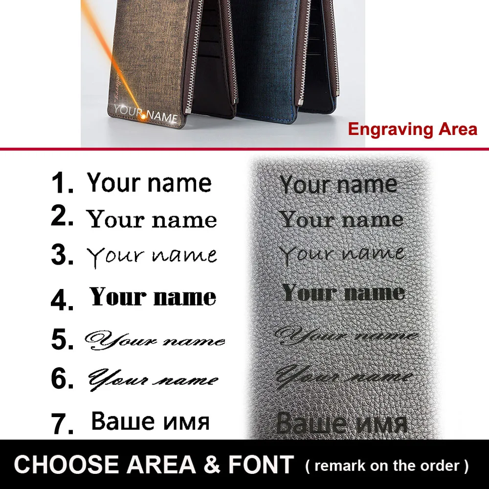 Мужские кошельки 2020 17 держателей для карт с гравировкой золотой кошелек на