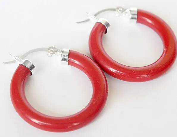 Набор ювелирных жемчужин идеально подходящие красные резные покрытые лаком