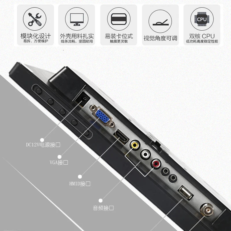 Портативный цветной ЖК-монитор 11 6 дюйма HDMI VGA BNC AV-вход 1920x1080 | Инструменты