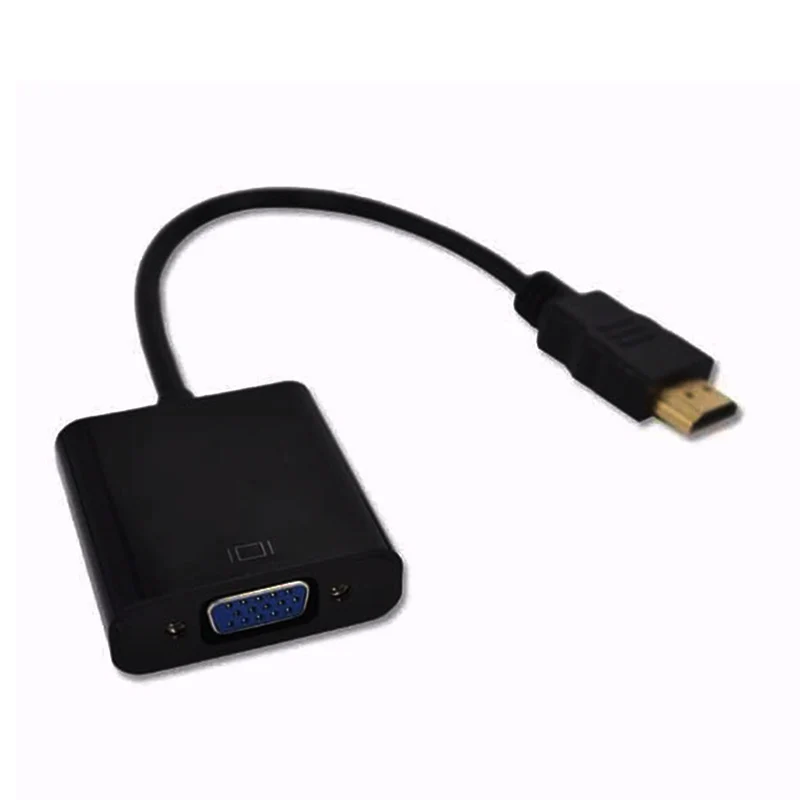 Универсальный совместимому с HDMI к VGA конвертер адаптер Папа мама цифро