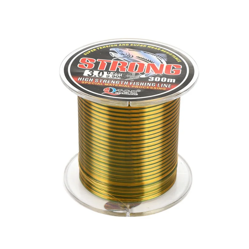 

300M nylon fishing line fluorocarbon coated monofilament fishing leader line carp fishing line fishing accessories