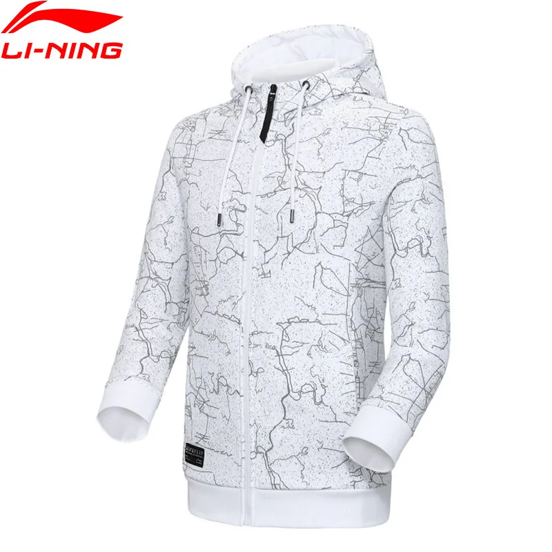 (Break Code) Мужская трендовая Толстовка Li Ning 88% хлопок 12% полиэстер подкладка li ning