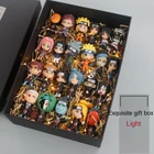 Фигурка героя аниме Наруто, игрушка, модель в подарочной коробке, Узумаки, Наруто, Учиха, Саске, Какаши, украшения для детей, подарок на день рождения