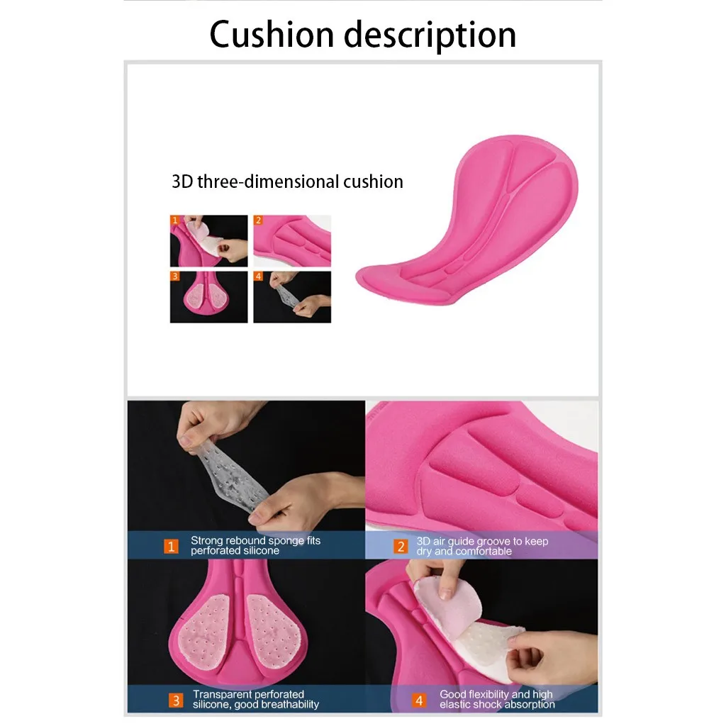 Модные 3D гелевые велосипедные шорты женские мягкие дышащие легкие трусы