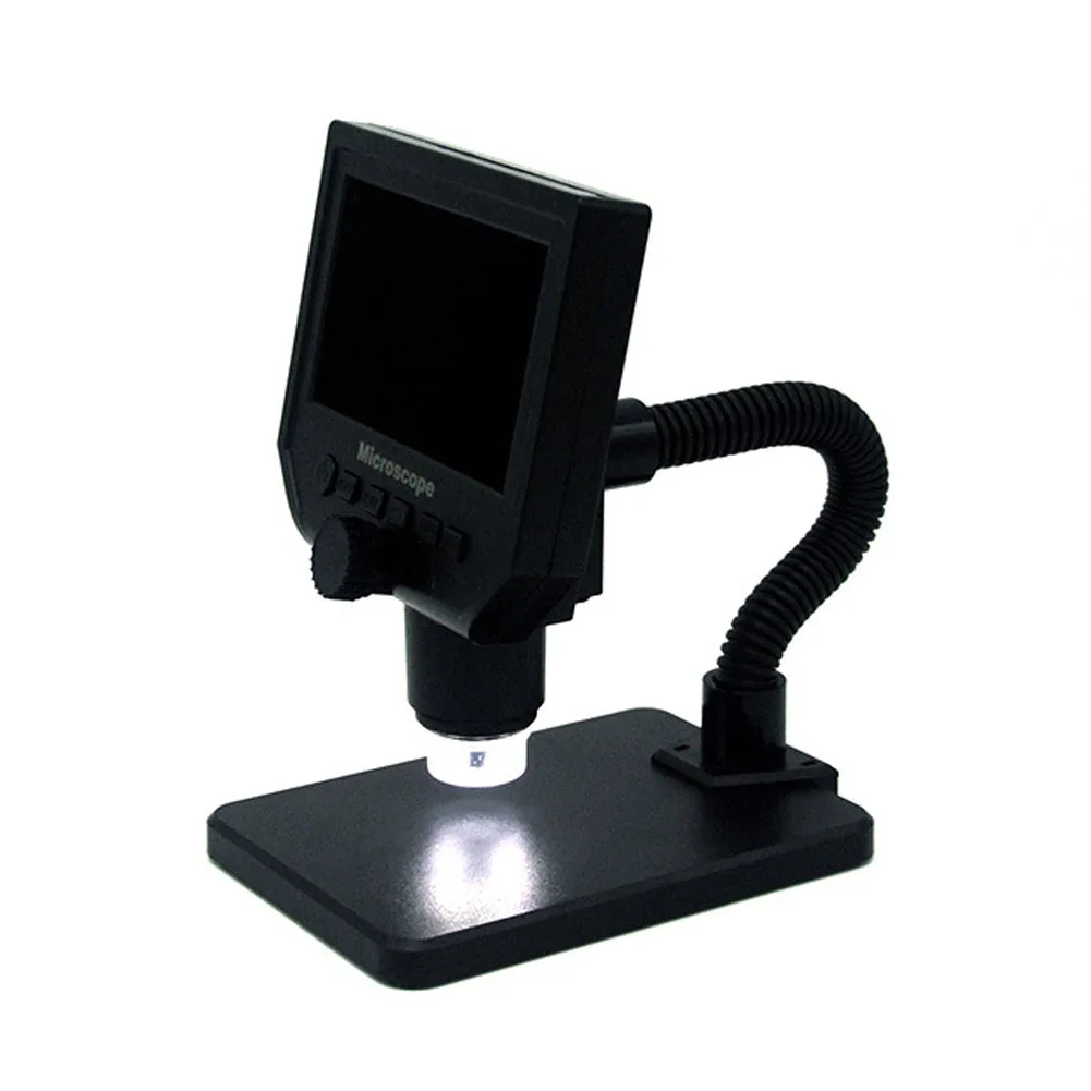 Микроскоп электронный 600X видео микроскоп паяльный 4 3 дюймов с ЖК экраном HD для ремонта телефона лупой и