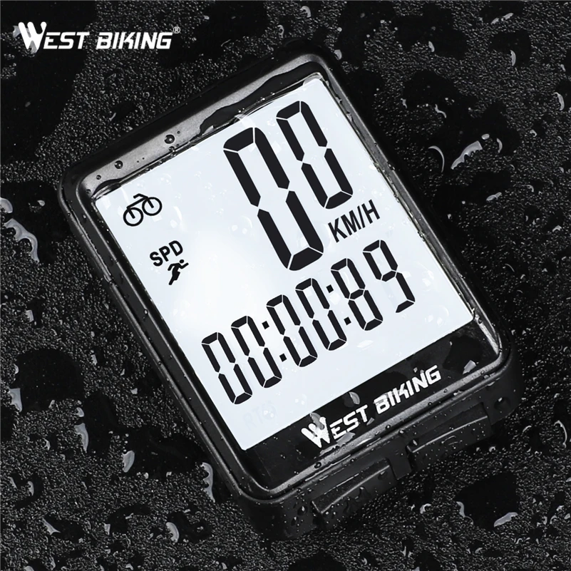 Водонепроницаемый велосипедный компьютер беспроводной/проводной горный