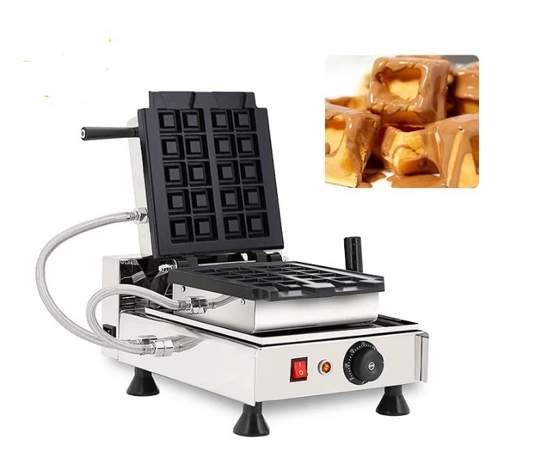 

Grouting waffle makers belgian waffle maker Cubes Waffo Bites Square Rotating Waffle Making Machine