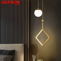 aosong nordic pendant light led modern simple lamp fixtures decorative for home living room