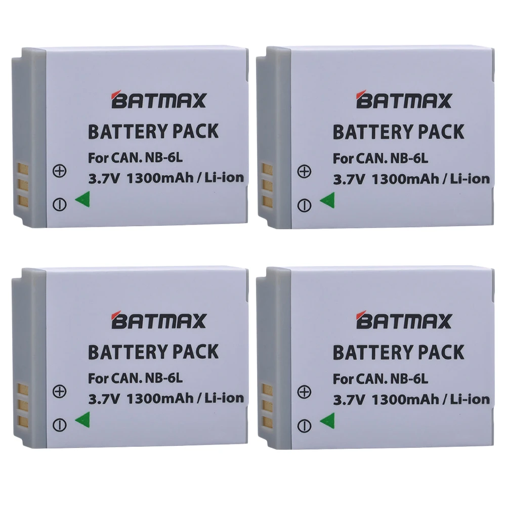 Аккумулятор для фотоаппарата Batmax 4 предмета Canon Power shot SX520 HS SX530 SX600 SX610 SX700 SX710 IXUS 85 95