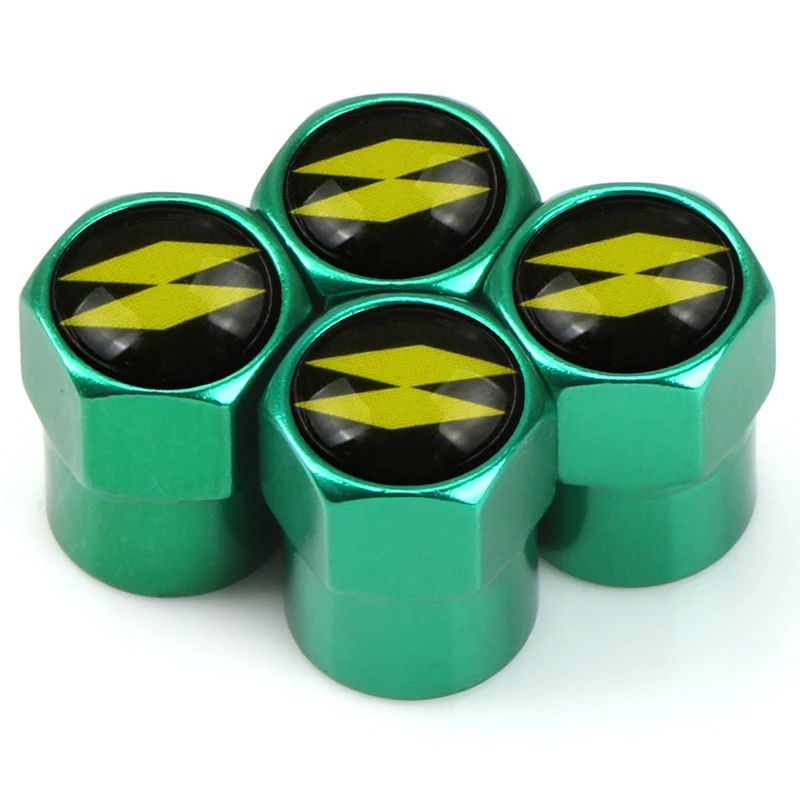 4 шт. Алюминий крышки стержня вентиля шины для легковых автомобилей прокладки