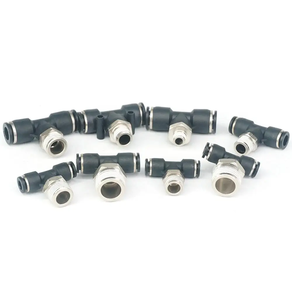 Набор из 5 пневматических трубок 1/4 &quot5/16&quot x1/8 &quot1/4&quot 3/8 &quot1/2&quot NPT папа тройник