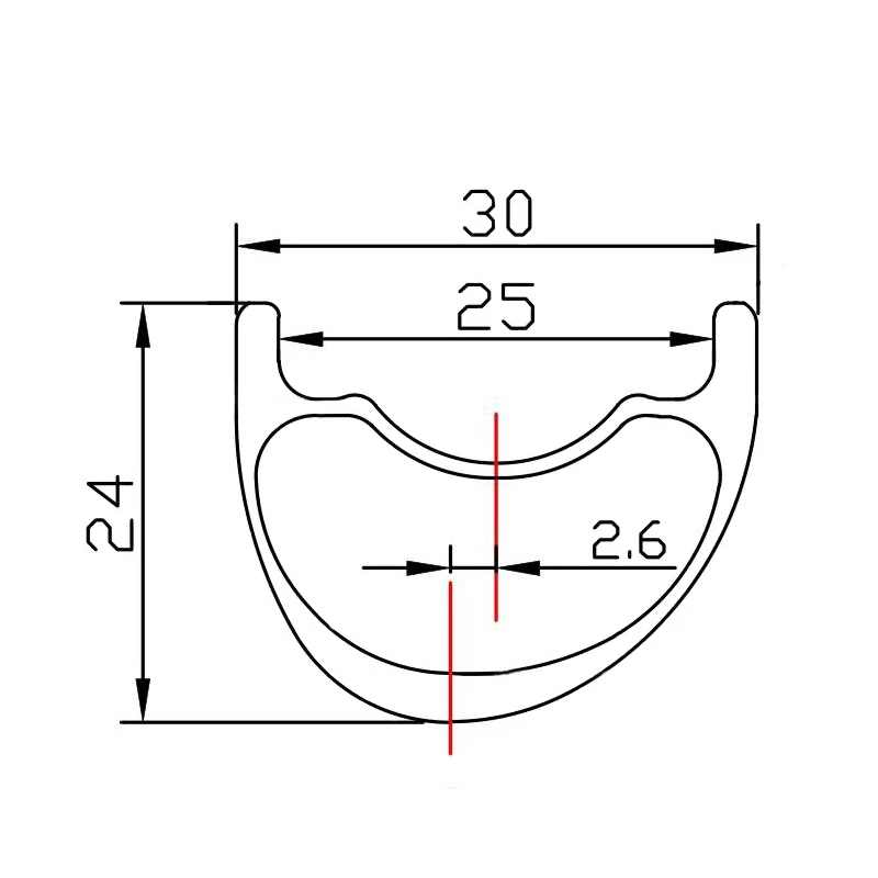 Распродажа 29er светильник XC Асимметричные карбоновые колеса для горного