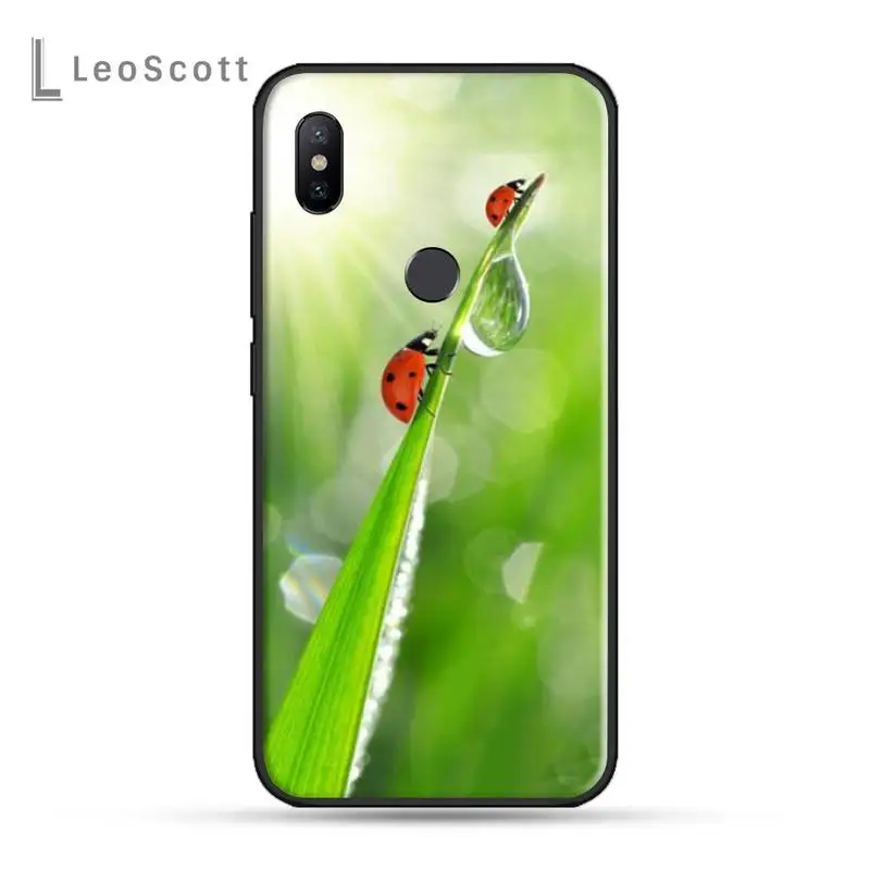 

four leaf ladybug daisy Phone Case For xiaomi Redmi 5 5A plus 7A 8 note 2 3 4 5 5A 6 7 GO K20 A2