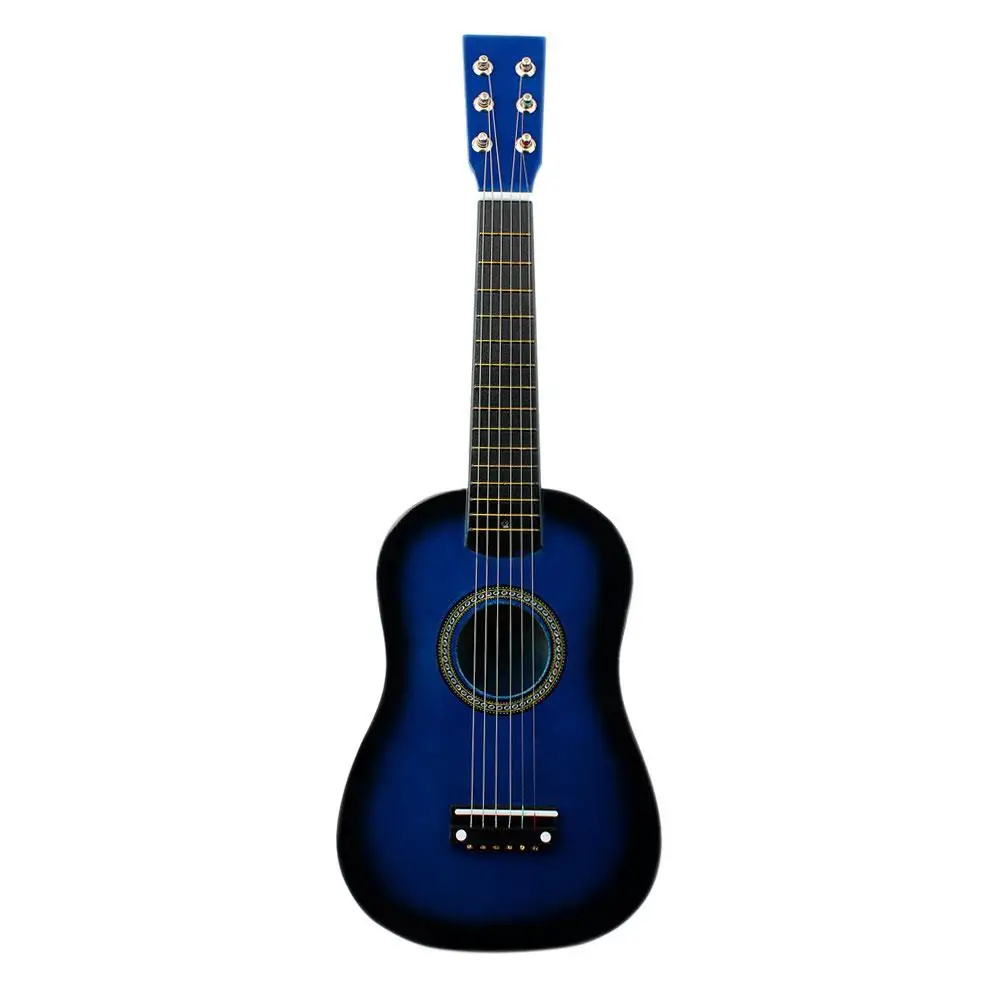 

6 Strings 23" Kids Toys Guitar Kids Guitar Acoustic Guitar Sturdy Ukulele Gift Student Intellectual Amusing Teaching