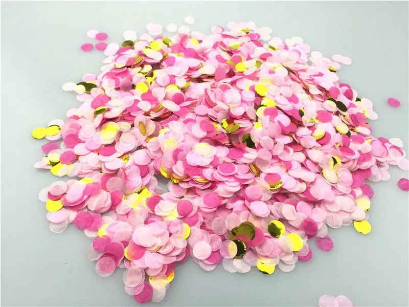 1 см кг/пакет винтажные маленькие круглые свадебные бумажные шары с конфетти