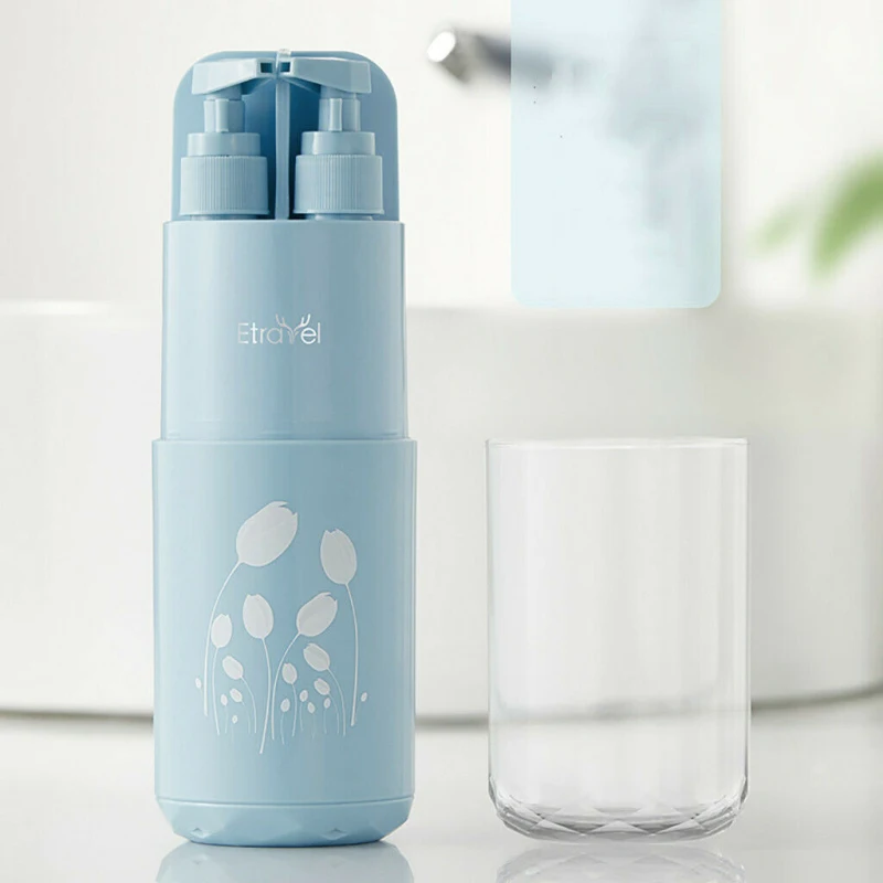 New Travel Toiletries Storage Cup Toothbrush Toothpaste Bathroom Accessories outdoor travel sports storage bottle Dropshipping