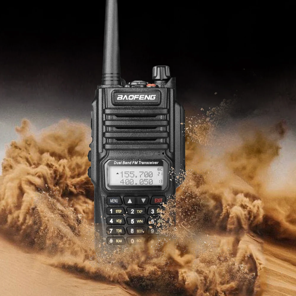Baofeng Высокая мощность Двухдиапазонная UV-9R плюс VHF136-174 UHF400-520MHZ радиостанция водонепроницаемый Baofeng рация трансивер