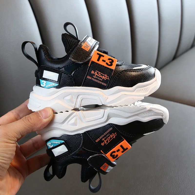 Детские кроссовки для мальчиков и девочек спортивная обувь на толстой подошве с