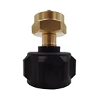 Самый безопасный регулятор Qcc1, клапан для замены пропана, адаптер для цилиндра с типом 1-подходит для всех одноразовых цилиндров объемом 1 фунт