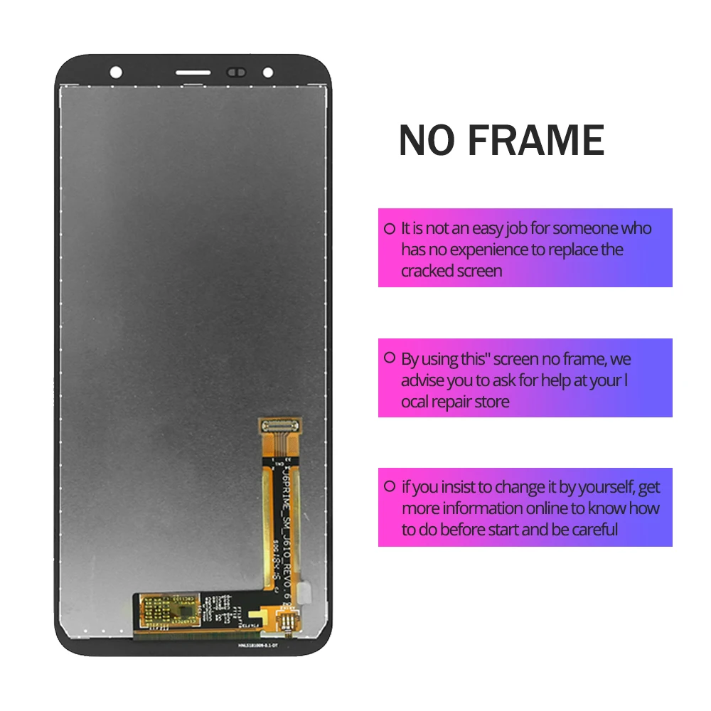 Оригинальный 6 0 ''ЖК дисплей для Samsung Galaxy J6 + J610 J610F J610FN ЖК экран Замена плюс
