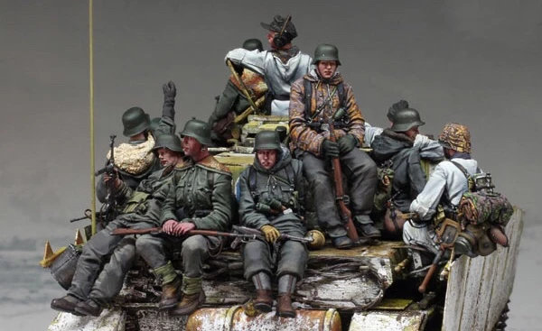 1/35 фигурка модели из смолы GK несобранный и Неокрашенный комплект - купить по