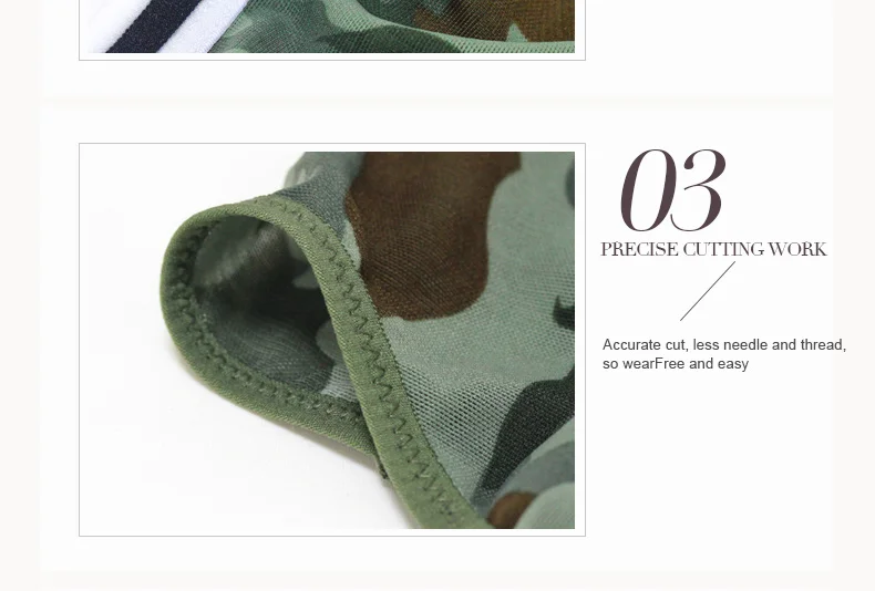 PAERLAN Sexy Bra Sets No Trace Vest-style Chest Gather Sexy Lingerie Front Buckle Without Steel Ring Green Camouflage Female