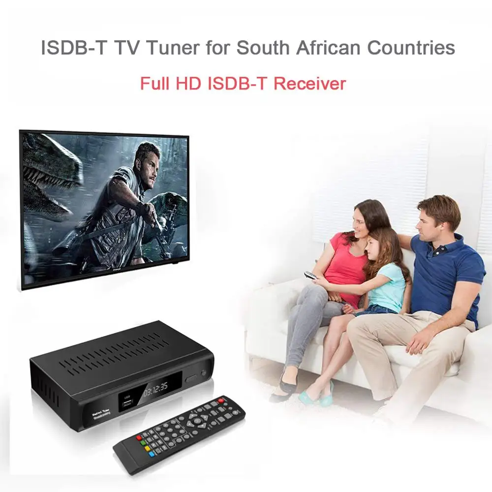 Цифровой наземный ISDB T ТВ тюнер приемник телеприставка TDT Full HD TV USB рекордер H.264 для