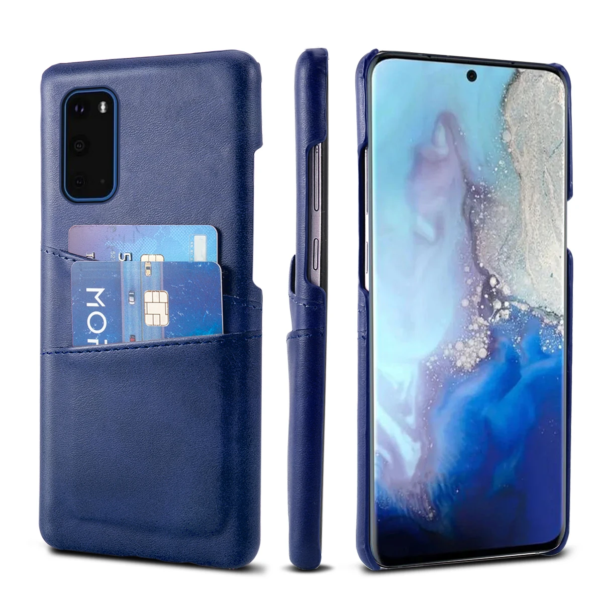 Для samsung Galaxy S20 Plus A71 чехол на заднюю панель из искусственной кожи для телефона с