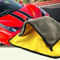 microfiber car goods cleaning drying cloth hemming for car care cloth detailing wash towel auto wash towel 30x304060cm