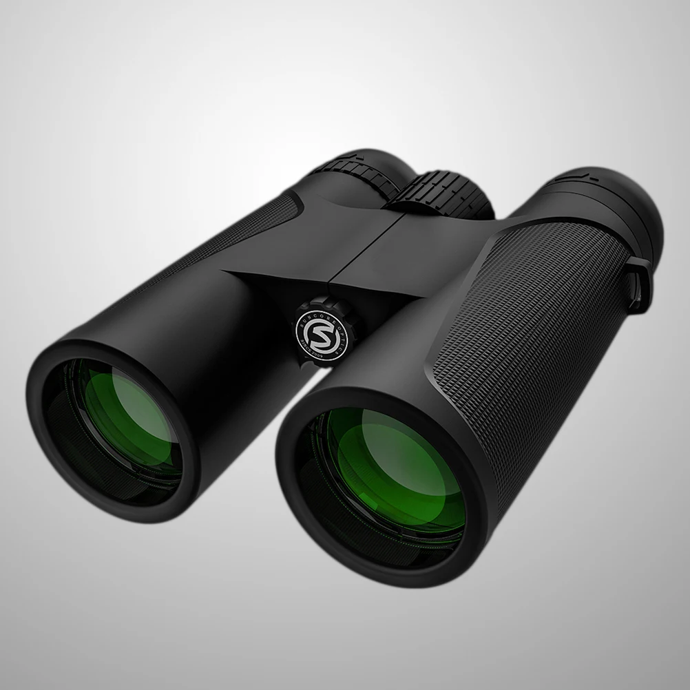 

12x42 Black Binoculars Telescope Night Vision Outdoor Portable Binocular High Power Telescope For Hunting