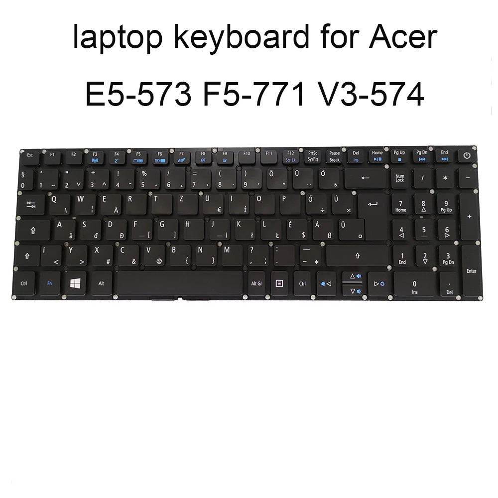 

Replacement keyboards E5 573 T Backlit keyboard for Acer Aspire E5 522 F5 771 V3 574 HU Hungary black LV5P A51BWL NKI1517048 new