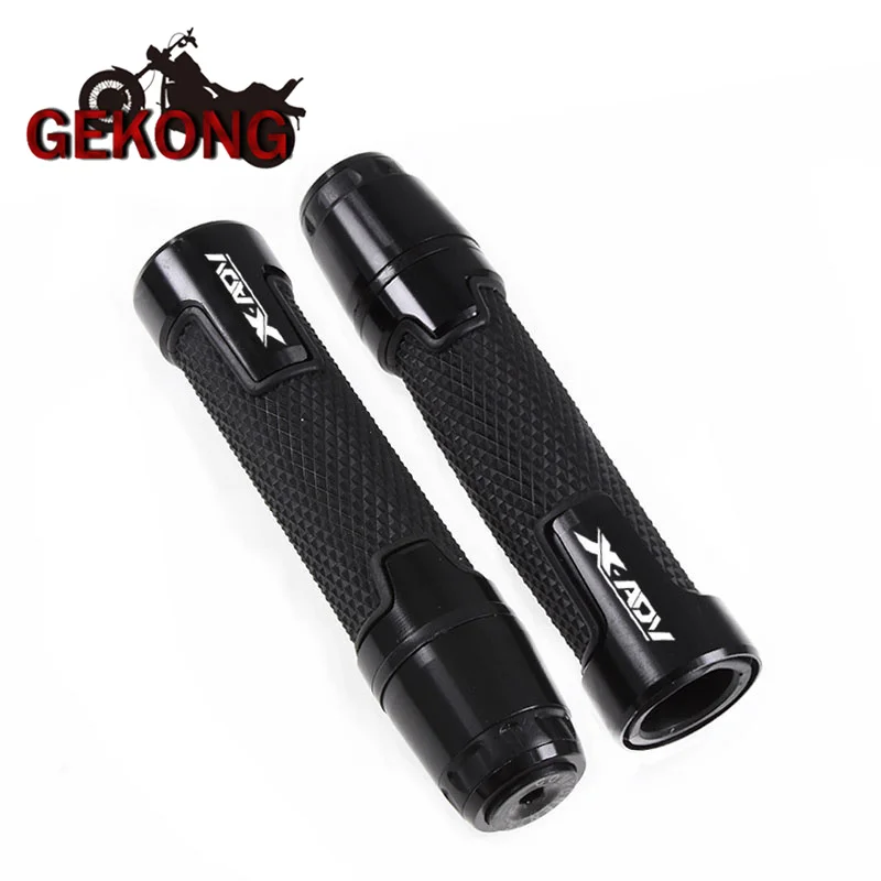 

Для HONDA XADV750 X-ADV750 XADV 2017 2018 мотоцикла 7/8 дюйма 22 мм алюминиевые резиновые ручки для руля заглушки руля