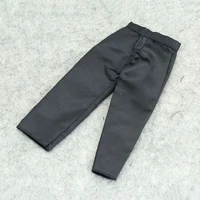 in stock 16 scale male costume clothes accessory black trousers casual pants fit for 12 figure action model body