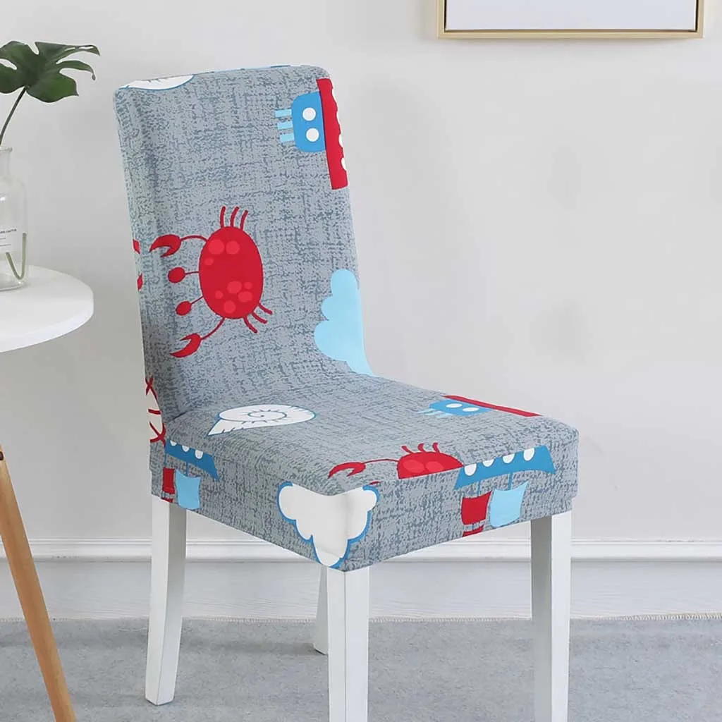 Чехол для стула с принтом Эластичный чехол сиденья используемый свадебной