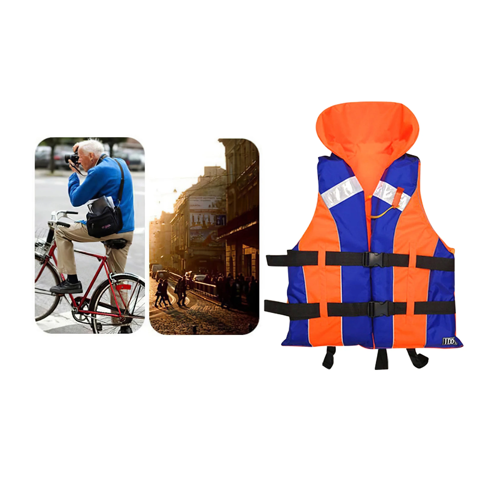 

Universal Outdoor Swimming Rafting Skiing Driving Life Vest Survival Suit Life Jacket for Adult Personal Floatation Device