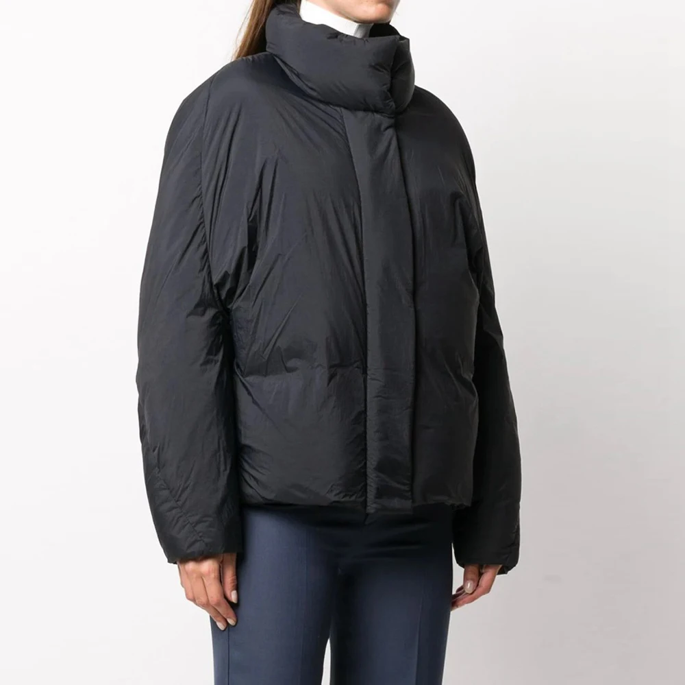 

Classic casual women down jacket simple fashion keep warm lady coat