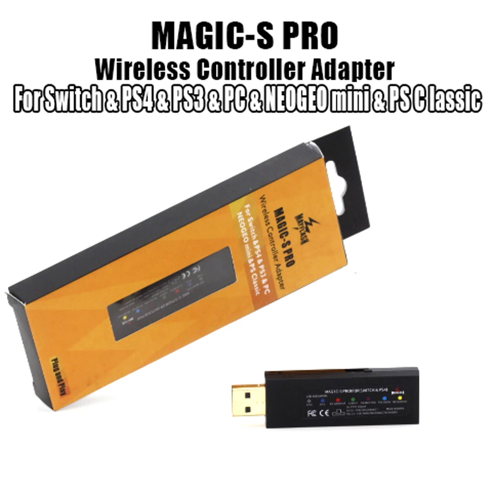 Адаптер беспроводного контроллера MayFlash MAGIC-S PRO для Nintendo Switch/PS4/PS3/NEOGEO mini/PS Classic Logitech