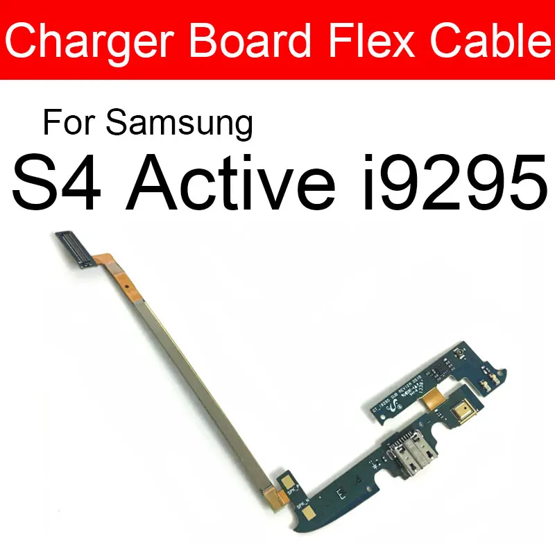 Зарядка USB разъем плата для Samsung Galaxy S4 Active I537 I9295 Usb зарядное устройство гибкий