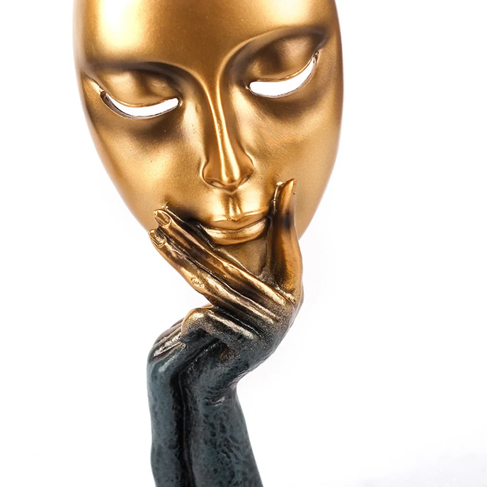 Статуя для дома абстрактная модель человеческого лица скульптура Современное