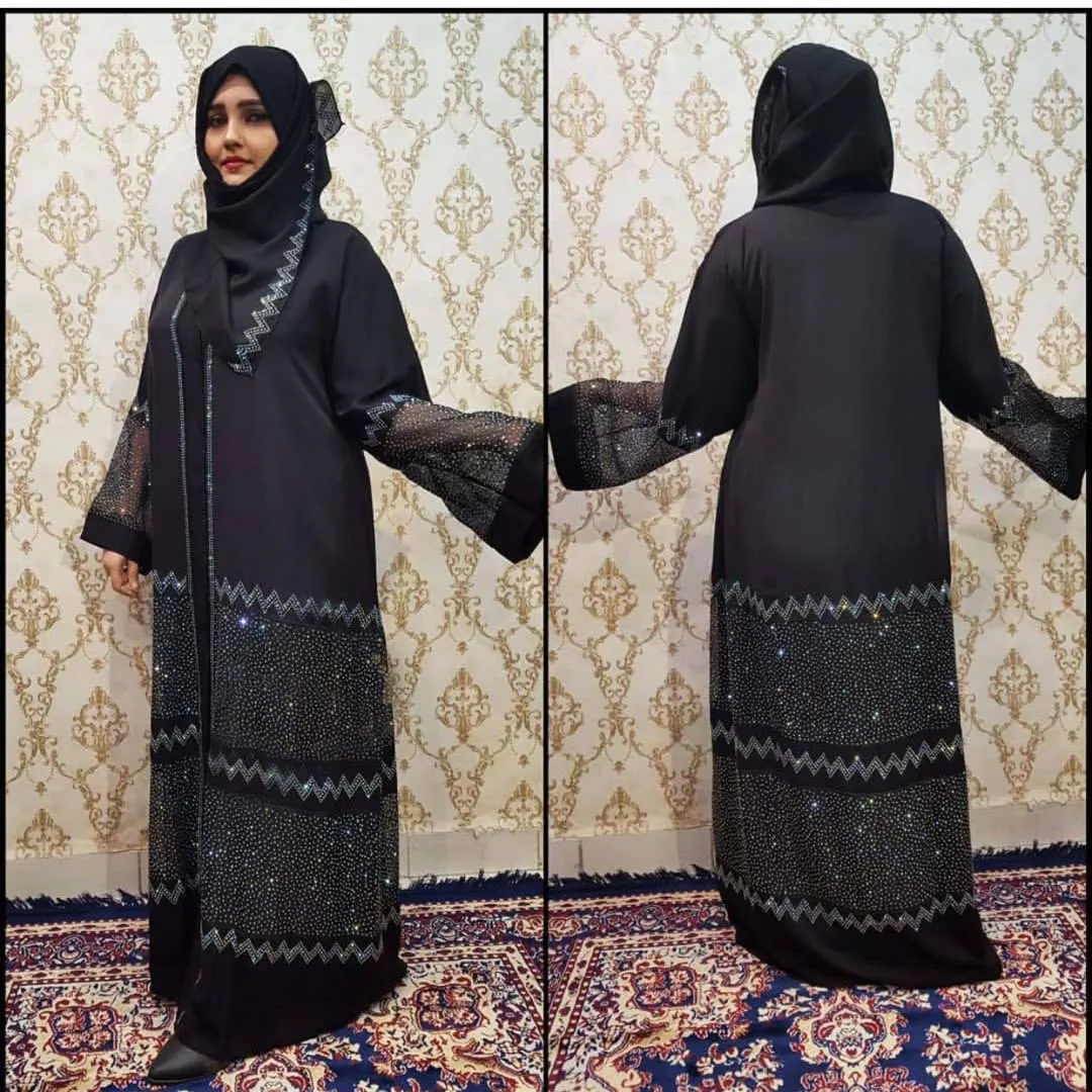 Eid Mubarak Рамадан Abaya Дубайский хиджаб мусульманское платье Caftan африканские платья