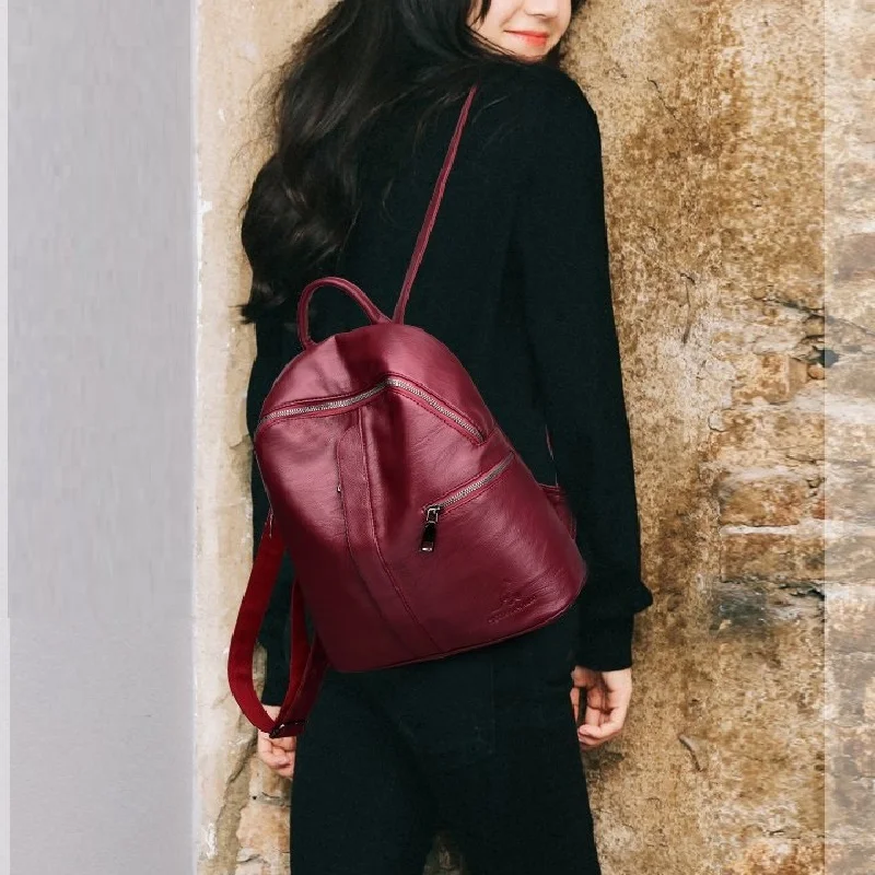 ZOOLER Горячие пояса из натуральной кожи сумки Женская сумка-рюкзак Школьная Мода