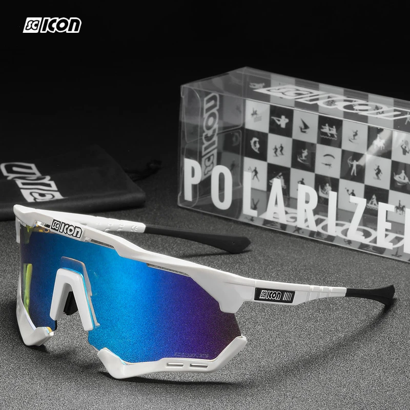 

Мужские и женские очки с поляризацией SCICON, солнцезащитные очки оверсайз из TR90, очки с защитой UV400, Прямая поставка