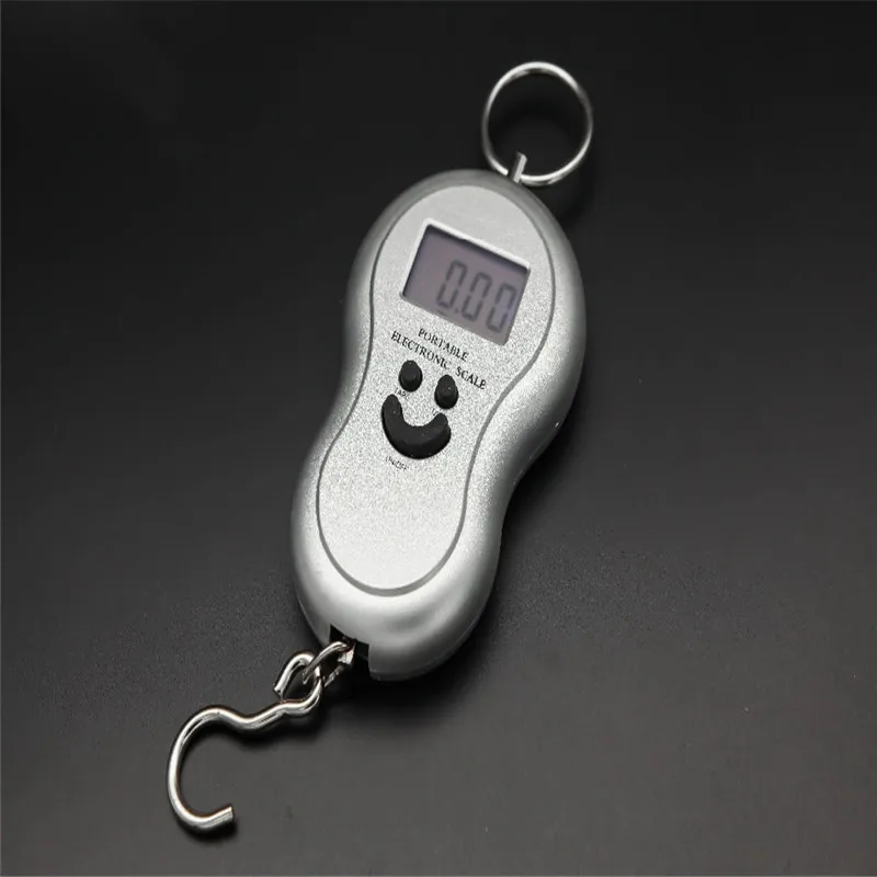 50 кг/10 г Портативный ЖК-дисплей багаж рыболовный крючок Электронный Вес цифровые