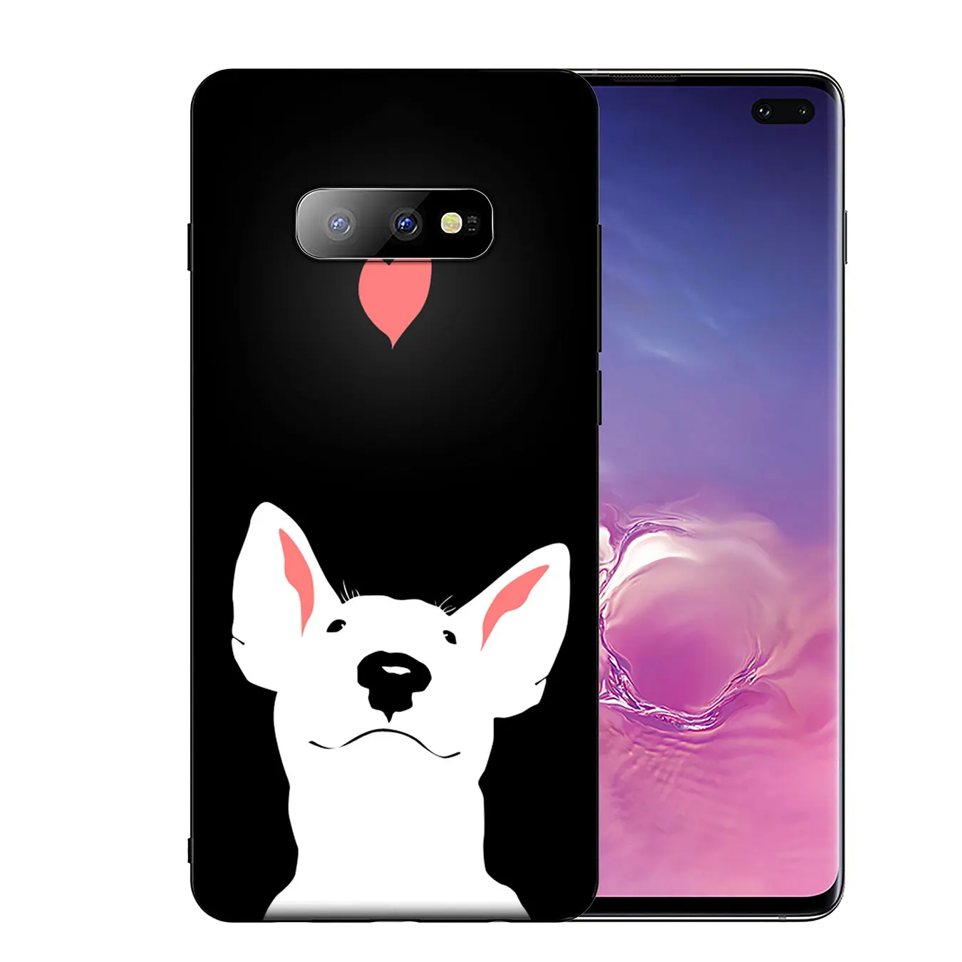 cat Cute dog pug flower Soft TPU Silicone Phone Case for Samsung Galaxy S20 Ultra S10 Lite S9 S8 Plus S6 S7 Edge S10e |