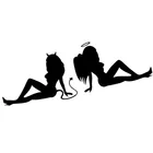 7 см * 20 см персонализированные автомобильные наклейки s, наклейки на бампер, наклейки на крышку, царапины, красота, искушение ангелам и демонам, автомобильный Стайлинг