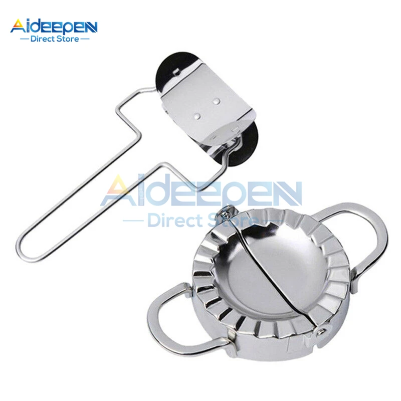 

Stainless Steel Make Dumplings Mould Cut Dumpling Skin Knife Make dumplings Pastry Dough Pie Ravioli Tools For Kitchen Tool