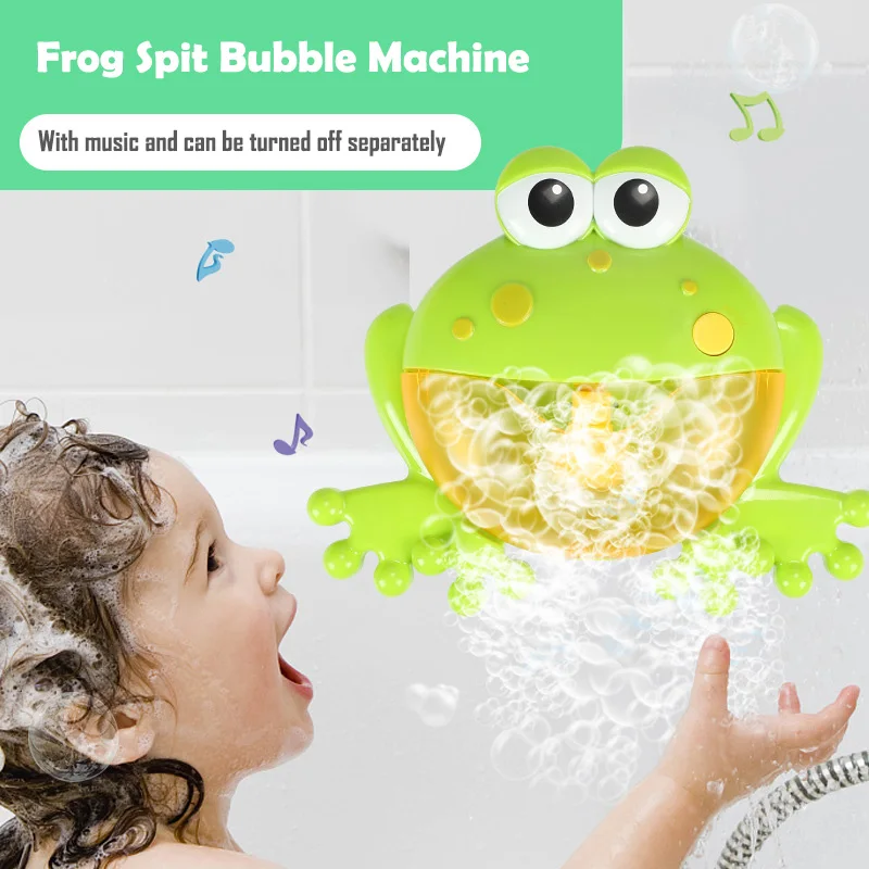 Bubble Краб игрушка для ванны машина Bubble крабы лягушка музыкальная Ванна мыло автоматический пузырь чайник Ванная комната для малышей Малыш игрушка подарок